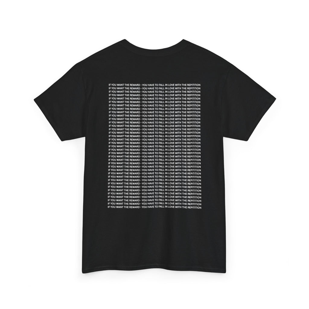 LOVE THE REPS black — Minimal Tech Graphic T-Shirt