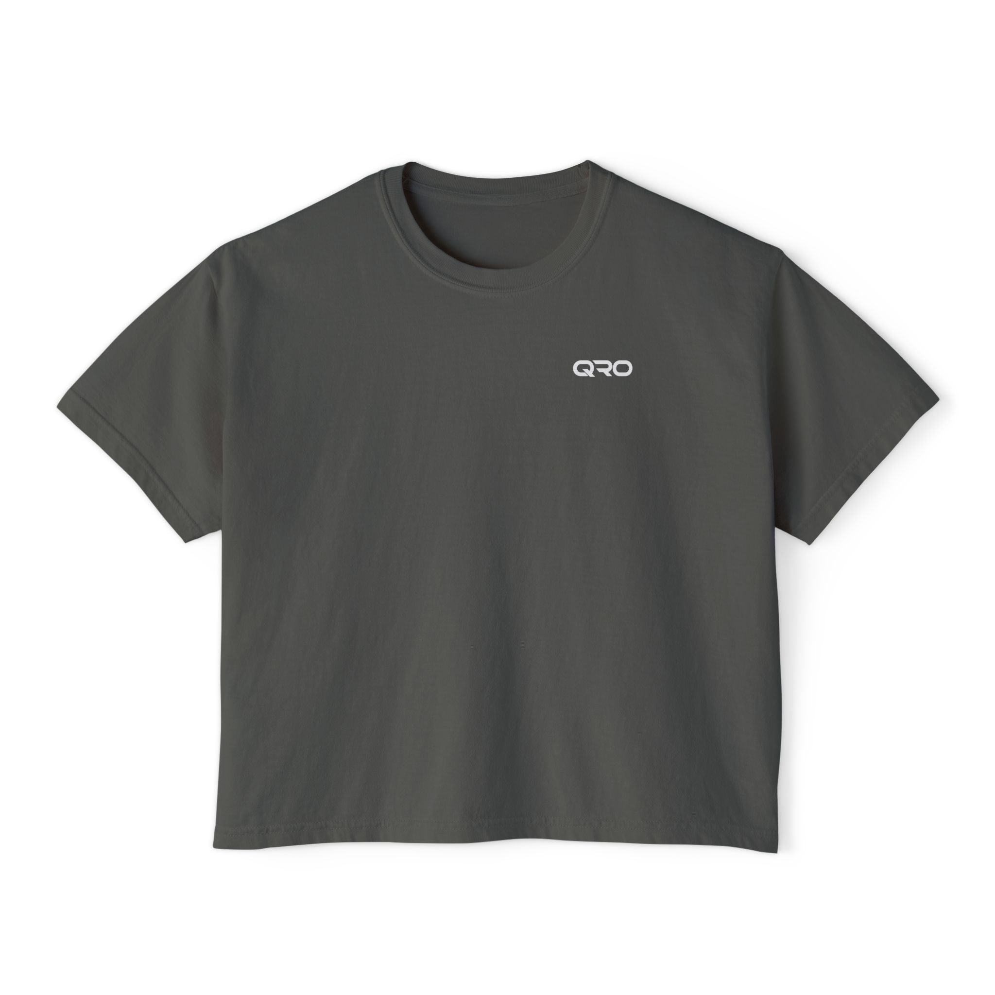 QRO Boxy Tee | Womens cropped tee
