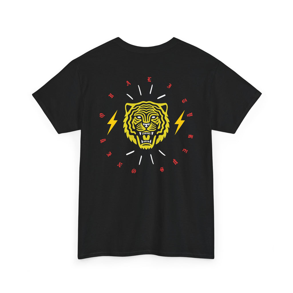 Tiger Graphic Tee — Back Print Roaring Tiger Design