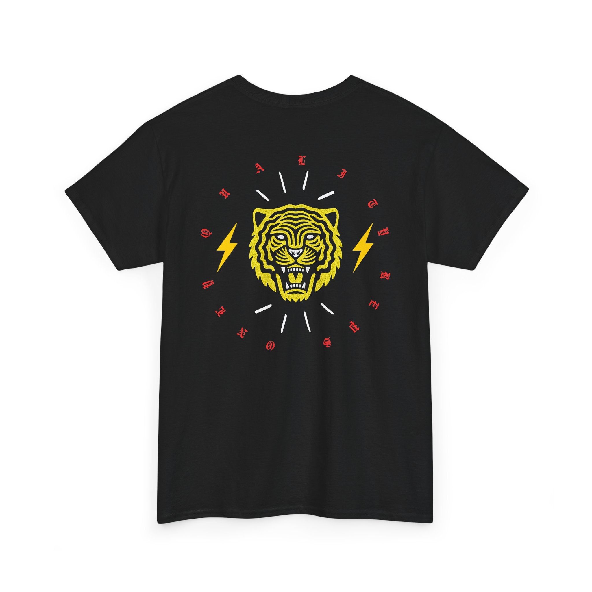 Tiger Graphic Tee — Back Print Roaring Tiger Design