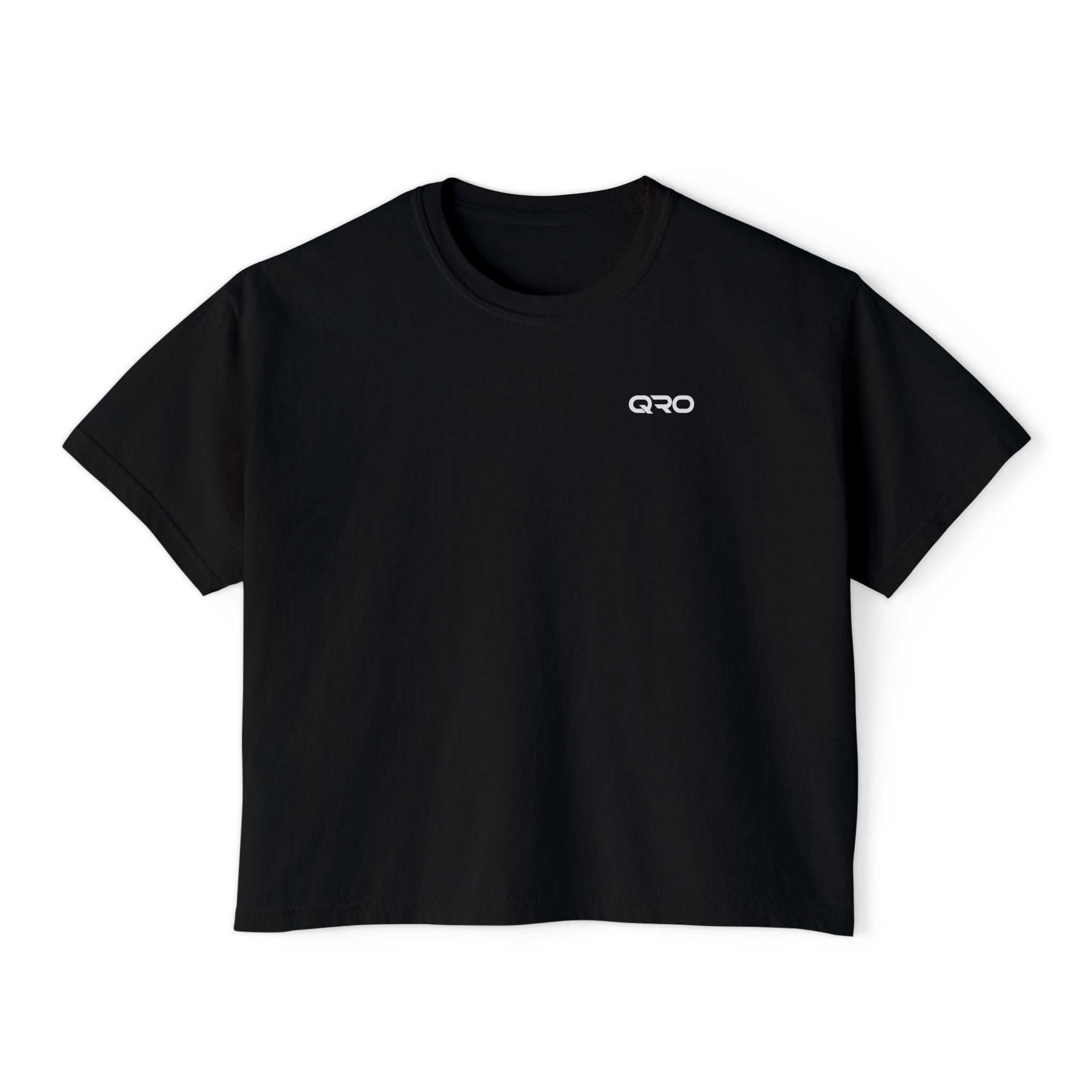 QRO Boxy Tee | Womens cropped tee