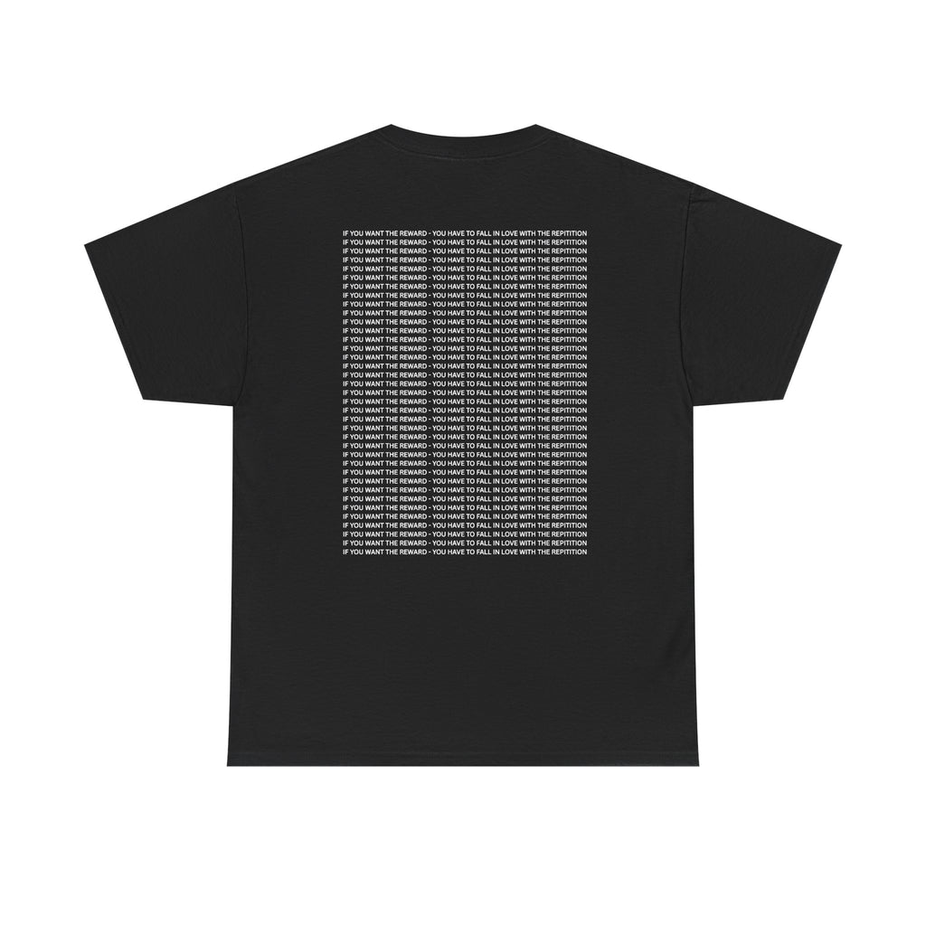 LOVE THE REPS black — Minimal Tech Graphic T-Shirt