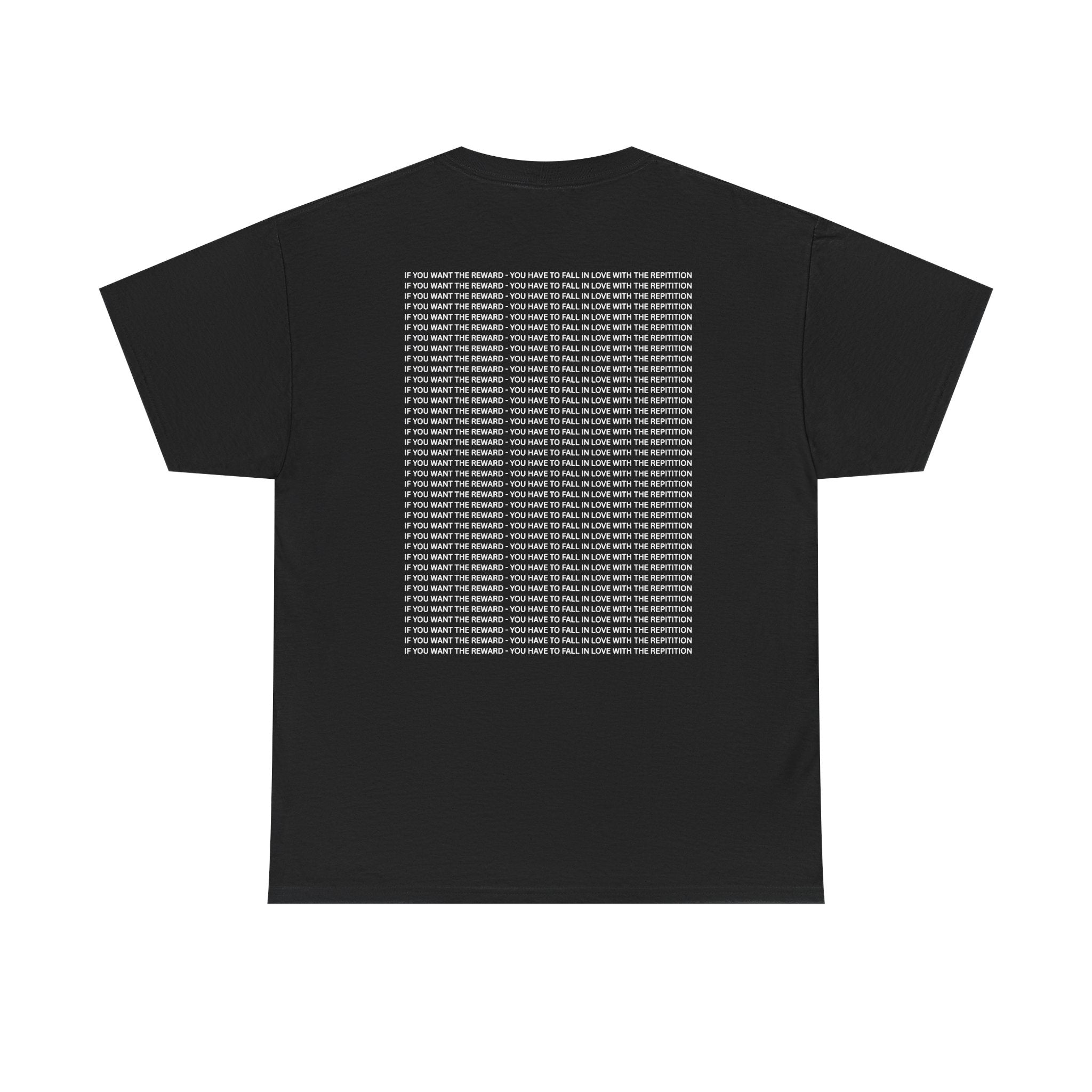 LOVE THE REPS black — Minimal Tech Graphic T-Shirt