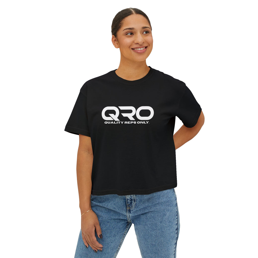 QRO  Basic| Women's Boxy Tee,