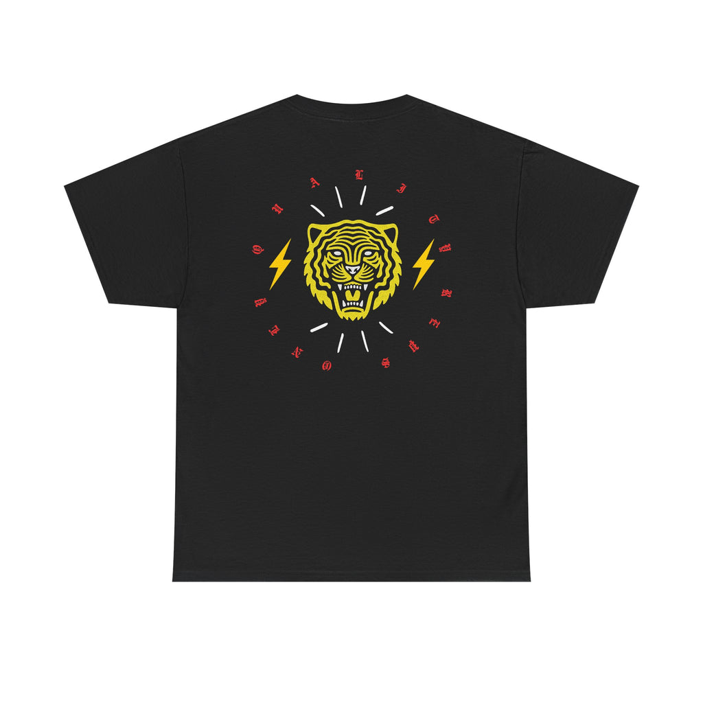 Tiger Graphic Tee — Back Print Roaring Tiger Design