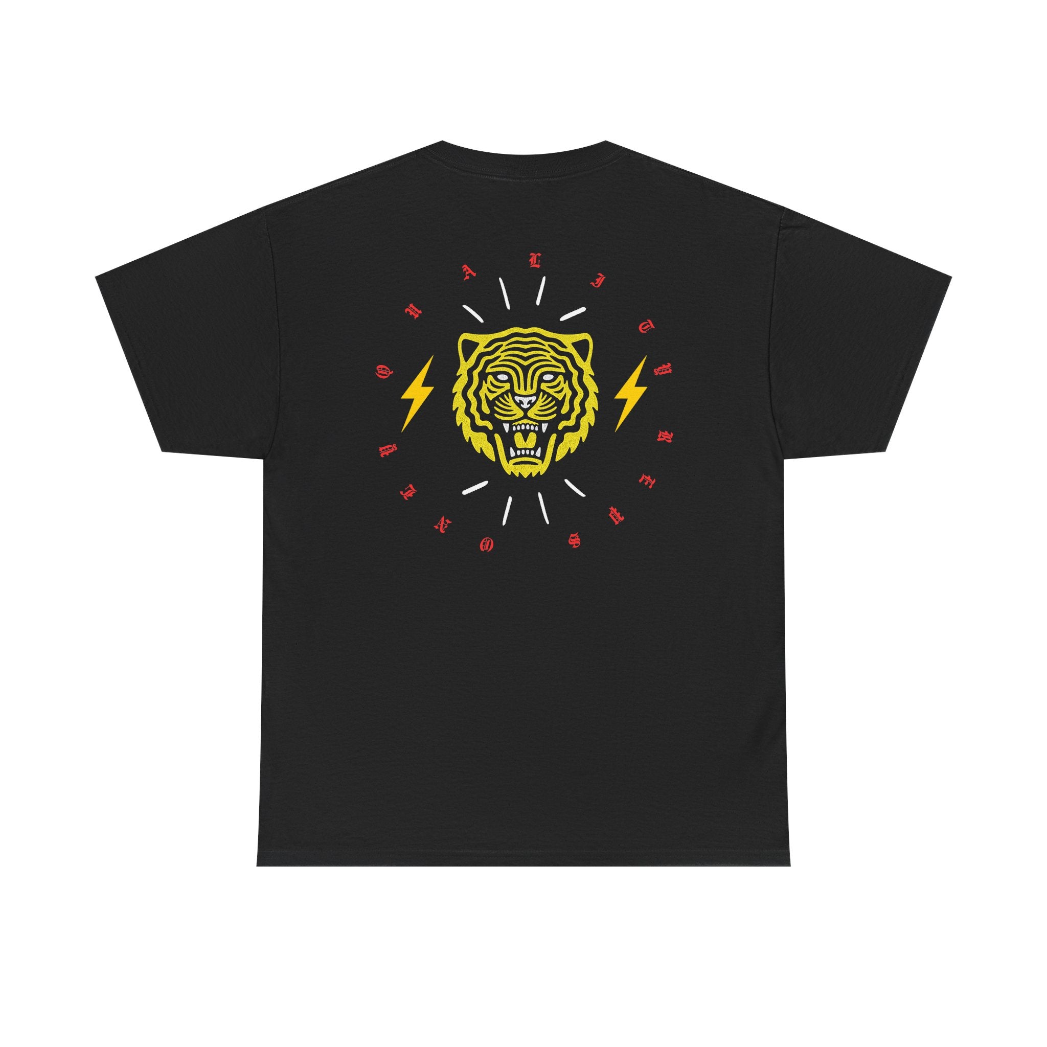 Tiger Graphic Tee — Back Print Roaring Tiger Design